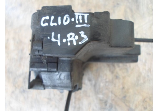 замок дверки, правий задній електричний Renault Clio III, 8200525238, 6 контактів, хетчбек